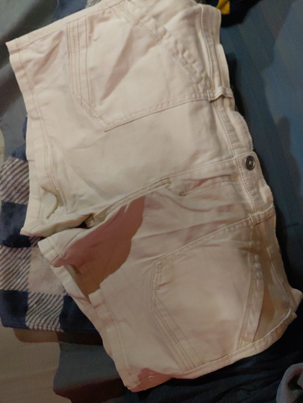Women’s White Cargo Shorts - Casual Summer Essential